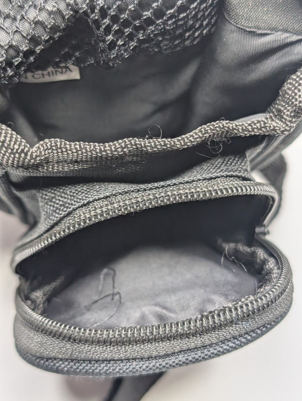 M Gear Small Black Grey Zipper Pouch Utility Camera Accessory Bag